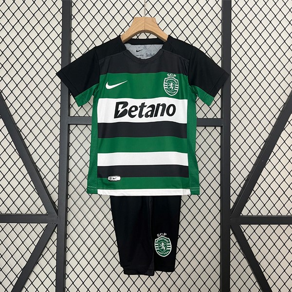 Camiseta Sporting De Lisboa Replica Primera Ropa Niño 2024/25